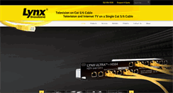 Desktop Screenshot of lynxbroadband.com