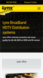Mobile Screenshot of lynxbroadband.com
